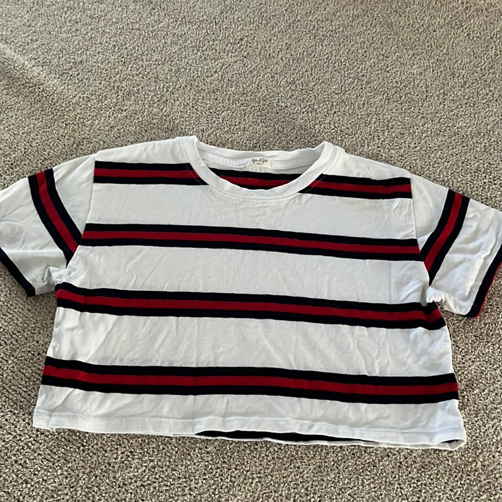 brandy melville striped t shirt